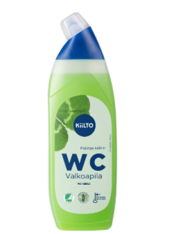 Гель для чистки туалета Kiilto WC-geeli valkoapila 750мл белый клевер