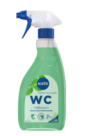  Биоразлагаемый очищающий спрей для туалета Kiilto WC Valkoapila Biohajoava Puhdistussuihke 600мл