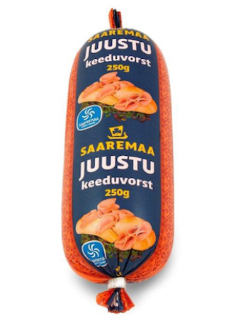 Вареная колбаса с сыром SAAREMAA Juustuvorst 250г
