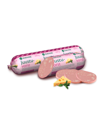 Классическая докторская колбаса с сыром RAKVERE Juustuvorst 600г