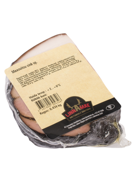 Ветчина деревенского копчения LINNAMÄE Maasuitsu sink 1кг