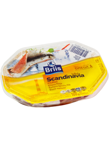 Филе кильки деликатесно-пряное по-скандинавски BRIIS 160 г
