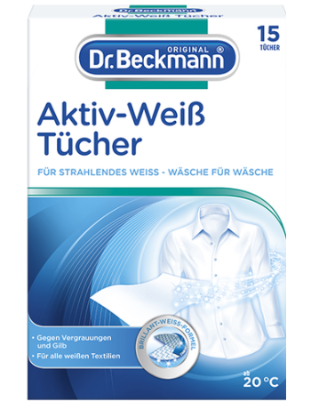 Салфетки для отбеливания Dr. Beckmann для машинной стирки 15 шт 
