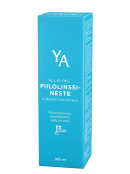 Универсальный раствор для мягких контактных линз YA ALL-IN-ONE 360 мл