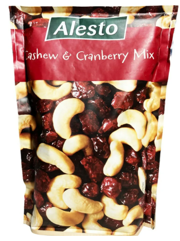 Орехи кешью и клюква Alesto Cashew Cranberry Mix 200г