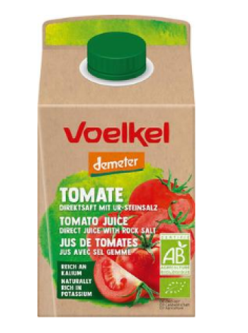 Сок томатный с розовой солью Voelkel Organic Demeter 0,5л
