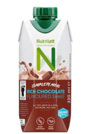 Коктейль низколактозный со вкусом шоколада Nutrilett Rich Chocolate 330 мл