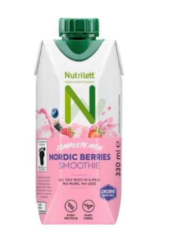 Смузи со вкусом «Северные ягоды» Nutrilett Nordic berries smoothie 330мл