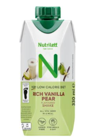 Ароматизированный коктейль Nutrilett VLCD Rich 330мл Ваниль Груша