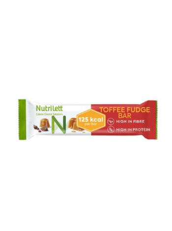 Батончик с молочный шоколадом и карамелью Nutrilett Toffee Fudge 40г