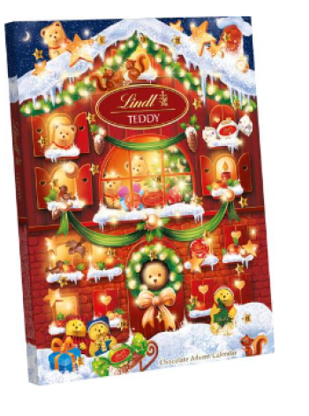 Календарь шоколадный Lindt TEDDY House 170г