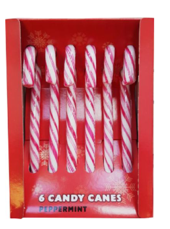Конфеты мятные трости Prix Candy Canes 6 шт 84г