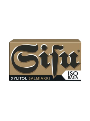 Пастилки с ксилитом Sisu Xylitol Salmiakki Pastilli 70г