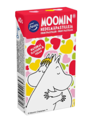 Фруктовые пастилки Fazer Moomin hedelmäpastilli 40г