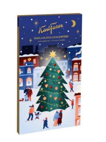 Рождественский шоколадный календарь Karl Fazer 200г