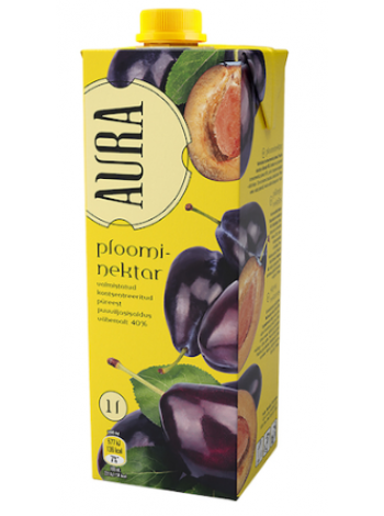 Сок нектар Aura ploominektar 1л слива
