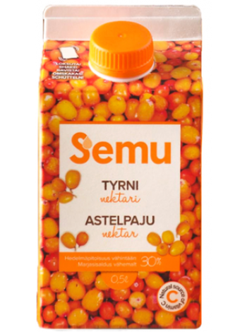 Нектар облепихи Semu astelpajunektar 500мл