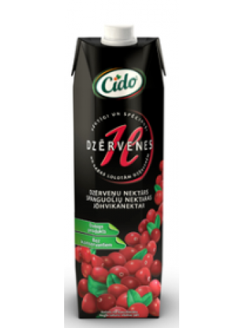 Клюквенный нектар Cido jõhvikanektar 1л  