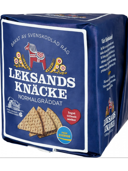 Традиционные треугольные хлебцы Leksands näkkiri 200г