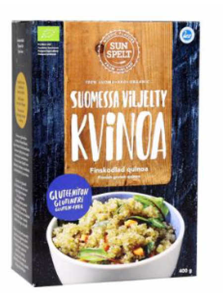 Финская органическая киноа Sunspelt Suomalainen luomukvinoa 400г