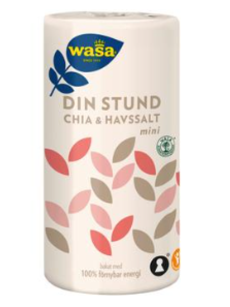 Хлебцы Wasa Din Stund Chia & Sea Salt 270г с чиа и морской солью
