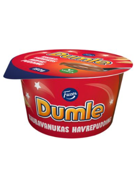 Какао-пудинг со вкусом ириски на основе овса Fazer Dumle Oat Pudding 150 г