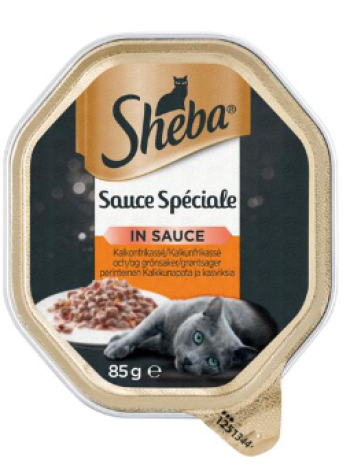 Полнорационный корм для взрослых кошек Sheba Speciale Kalkkunapata 85г Рагу из Индейки