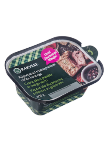Запеченный печеночный паштет RAKVERE KÜPSETATUD MAKSAPASTEET 200г