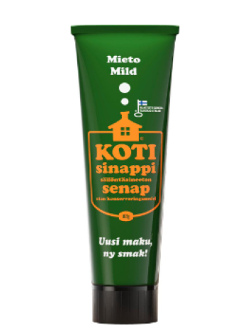 Мягкая домашня горчица KOTISINAPPI mieto 165г в тубе