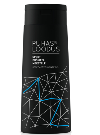 Гель для душа Puhas Loodus Sport 250мл перечная мята