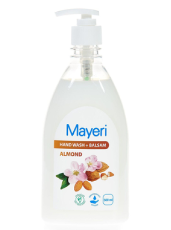 Жидкое мыло + бальзам для рук MAYERI ALL-CARE 500мл миндаль