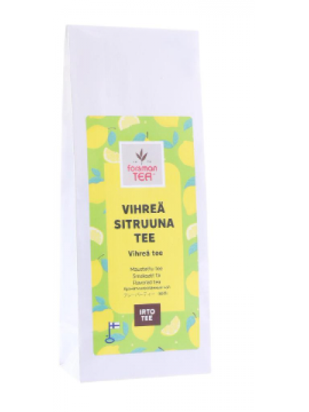 Зеленый ароматизированный чай Forsman Vihreä Sitruuna 100г