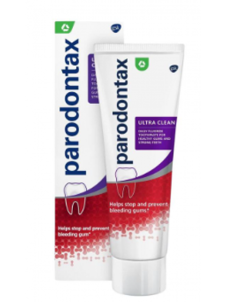 Зубная паста Parodontax Ultra Clean для ежедневного ухода за кровоточивостью десен 75 мл