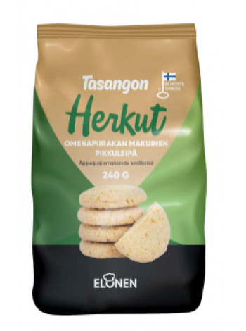 Печенье со вкусом корицы и печеного яблока Tasangon herkut omenapiirakan makuinen pikkuleipä 240г без лактозы