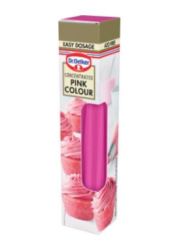 Пищевая гелевая краска Dr. Oetker Pink 15г розовая