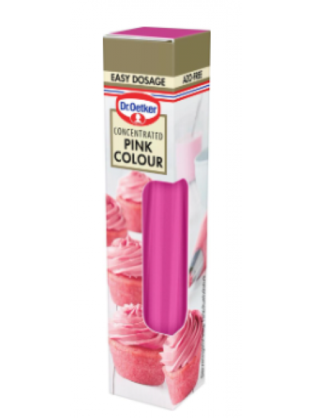 Пищевая гелевая краска Dr. Oetker Pink 15г розовая