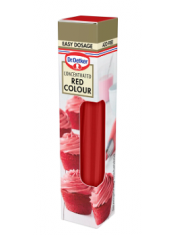 Краска гелевая пищевая Dr. Oetker Red 15г красная