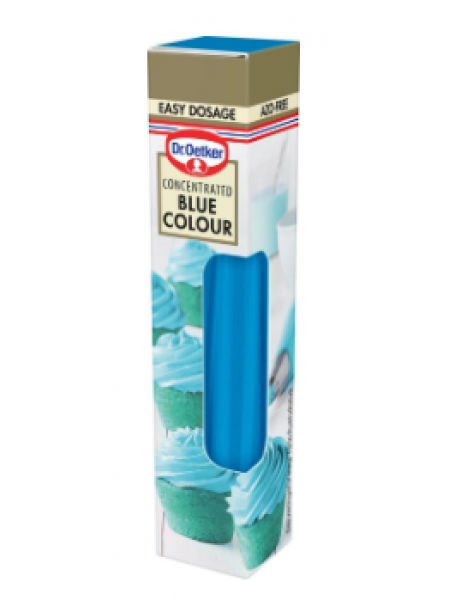 Гелевая краска пищевая Dr. Oetker Blue 15г синяя