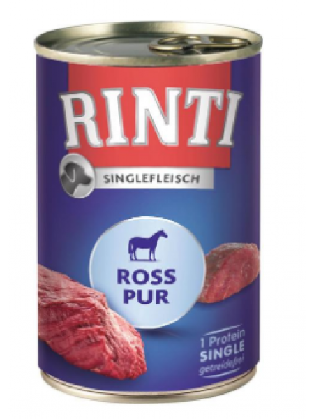 Влажный корм для собак Rinti Singlefleisch Pur Horse 400г конина