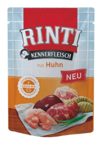 Влажный корм для собак Rinti Kennerfleisch Kana 400г курица