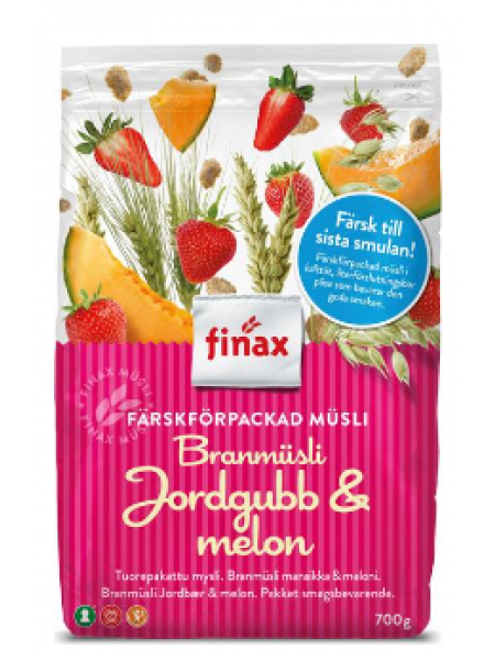 Мюсли Finax Strawberry & Meloni 650г Клубника и Дыня 