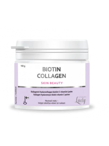 Коллагеновый порошок Biotin Collagen коллаген-гиалуроновая кислота-биотин-витамин С 100 г
