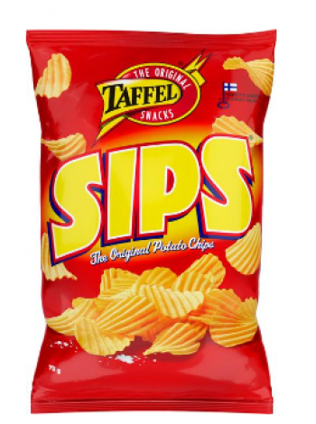 Чипсы классические Taffel Sips соленые 75г