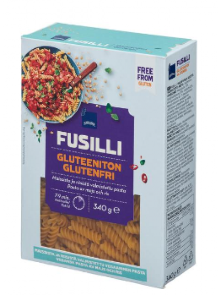Паста Rainbow Fusilli из кукурузы и риса без глютена 340 г