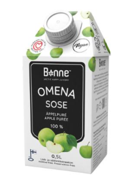 Яблочное пюре Bonne Omena sose 0,5л