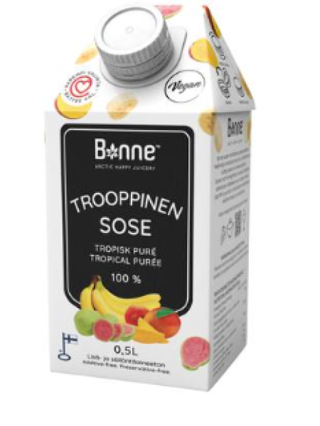 Пюре из тропических фруктов Bonne Trooppinen sose 0,5л