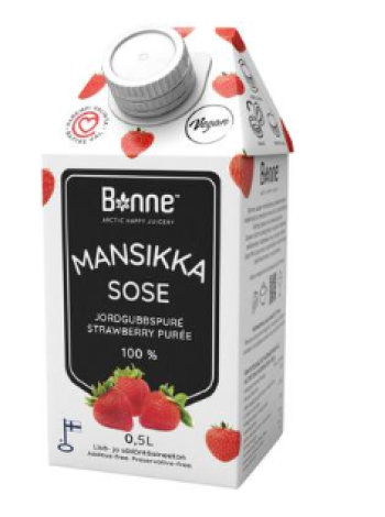 Клубничное пюре Bonne Mansikkasose 0,5л
