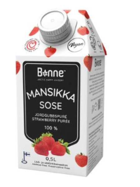 Клубничное пюре Bonne Mansikkasose 0,5л