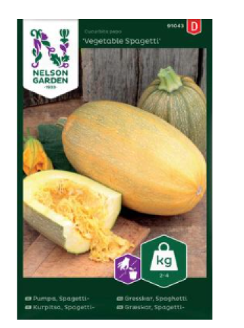 Семена желтой тыквы Nelson Garden Spaghettigresskar Vegetable Spagetti № 91043