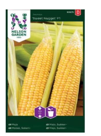 Семена сладкой кукурузы Nelson Garden Sweet Nugget' F1 №90675 